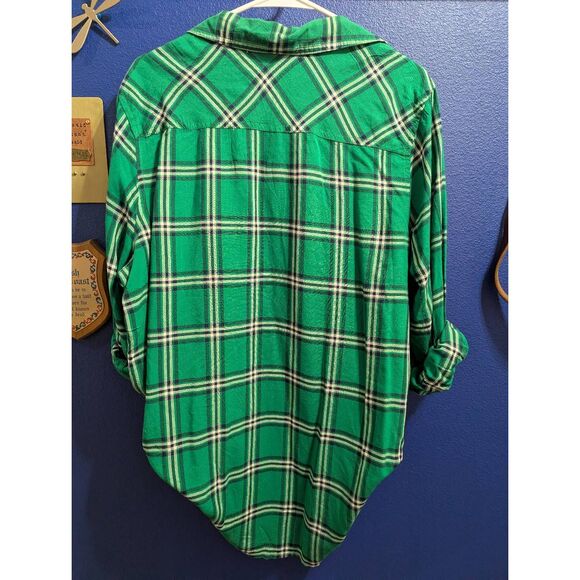 5/25 Merona Plaid Button Down Tartan - Picture 2 of 6